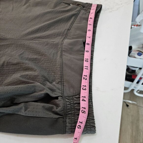 Athleta Textured Brooklyn Jogger Pants Size 12 Gray Nylon/Spandex - Picture 11 of 12